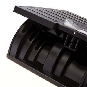 Fellowes Microban Регулируема Поставка за крака, Черна - Img 4