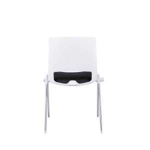 Sweet Chrome White, черен, 4 броя в комплект, RFG Посетителски стол - Img 4