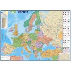 Европа - политическа карта 1 / 3 200 000