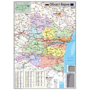 Карта на област Варна