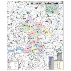 Карта на община Стамболово