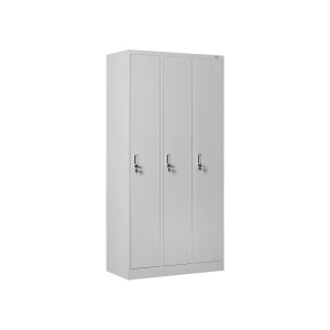 Метален гардероб RFG, троен, 90 х 45 х 185 cm, сив - Img 3