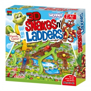 Настолна игра 3D Стълби и змии 5+ - Img 2
