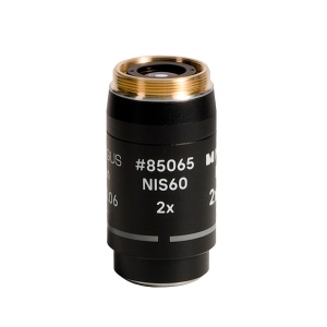 Обектив 2PL60 Plan 2х/0,06 ∞/- H 60 mm за биологични микроскопи - Img 2