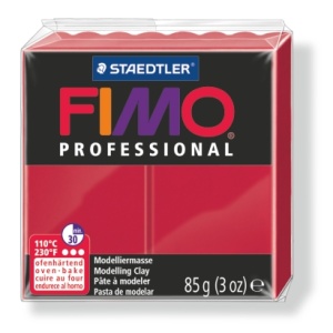 Полимерна глина Staedtler Fimo Prof,85g, кармин 29 - Img 1