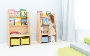 Стойка за книги Flexi - лайм - Img 5