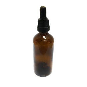 Стъклена бутилка 100 ml с капачка и капкомер