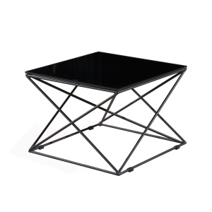 Cubo Ниска маса, RFG, 600 х 600 х 400 mm, черна