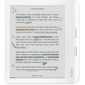 Kobo Четец за е-книги Libra Colour, 7", E Ink Kaleido, 32GB, бял - Img 2