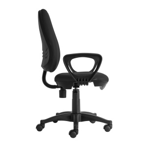 Presto Black екокожа черен работен стол RFG - Img 3