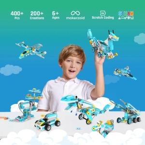 Smart Robot Premium 200-в-1 – STEM Комплект за Програмиране и Конструиране - Img 5