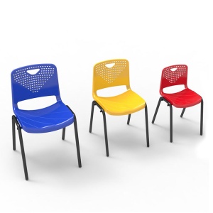 Stilo Ученически стол RFG, жълт, 430 х 425 х 460 mm, от VIII до XII клас - Img 2