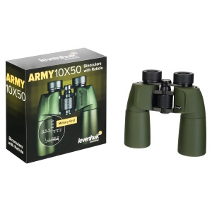 Бинокъл с решетка Army 10x50 - Img 6