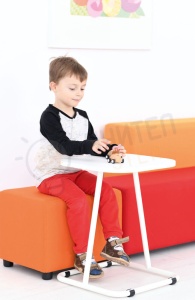 Допълнителна бяла маса Mini 60x60x50 см - Img 3