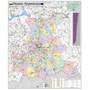 Карта на община Крумовград