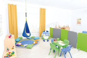 Кръгъл килим, трицветен, диаметър 2 m - Img 4