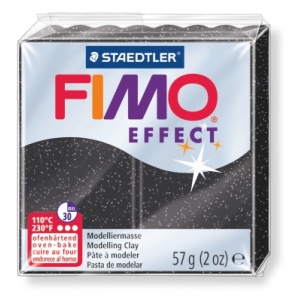 Полимерна глина Staedtler Fimo Effect, 57g, чер903 - Img 1
