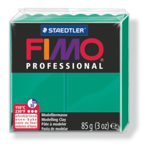 Полимерна глина Staedtler Fimo Prof,85g, зелен 500 - Img 1
