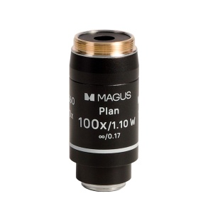 Водноимерсионен планахроматичен обектив 100PL60 W Plan 100х/1,10 ∞/0,17 H 60 mm