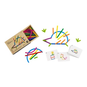 Геометрични пръчици Busy Play Geostix - Img 1