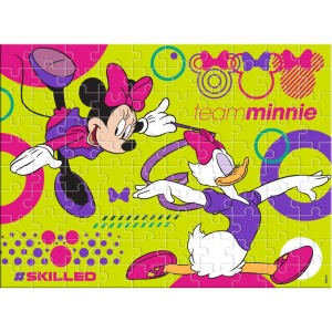 Двустранен пъзел за оцветяване, 100 части, Minnie - Img 2