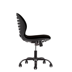 Детски стол Flexy Black с дамаска и меш, черна седалка и черна облегалка. - Img 6