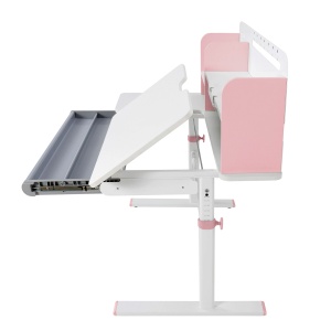 Ergo Light 1003A Бюро с регулируема височина, розово RFG - Img 5