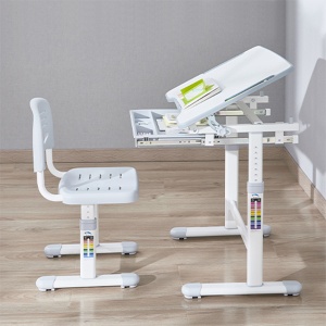 Ergo Tech B207 ученически чин и стол, сив цвят, RFG Ергономичен - Img 8