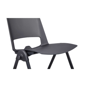 Sweet Black Посетителски стол, черен, 4 броя в комплект, RFG - Img 7