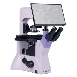 Биологичен инвертиран цифров микроскоп Bio VD350 LCD - Img 4