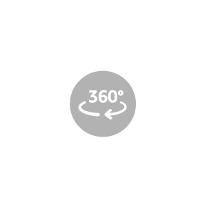 Въртяща се на 360 градуса секция rocket с рафтове на 4 нива, дървена – естествен материал - за съхранение на книги и играчки white/gray - Img 2