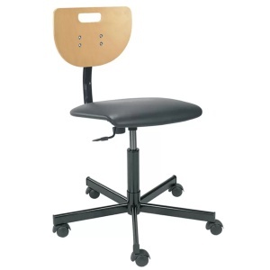 Ергономичен офис стол Werek Seat Plus от еко кожа - Работни и технически столове