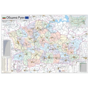 Карта на община Руен