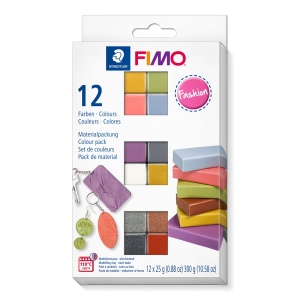 К-т глина Staedtler Fimo Soft, 12цв.х 25g, Fashion - Img 1
