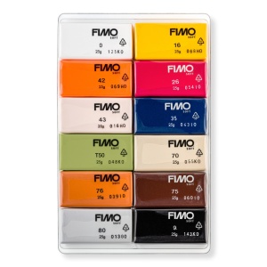 К-т глина Staedtler Fimo Soft, 12цв.х 25g, Natural - Img 2