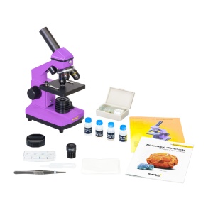 Микроскоп Rainbow 2L PLUS – биологичен, монокулярен, 64–640x - Img 4