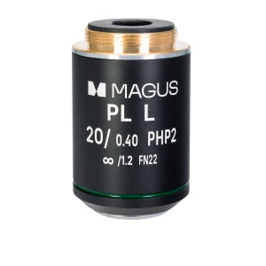 Обектив 20HP 20х/0,40 Plan L phase PHP2 ∞/1,2 WD 8,0 mm