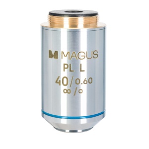 Обектив 40PLL 40х/0,60 Plan L WD 3,98 mm за металургичен микроскоп