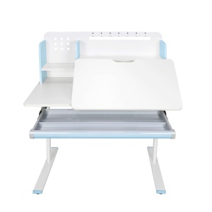 Ergo Light 1003A Бюро с регулируема височина, синьо RFG - Img 3