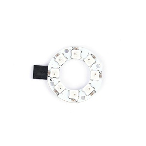 LED Пръстен 8 RGB цветен - Img 1