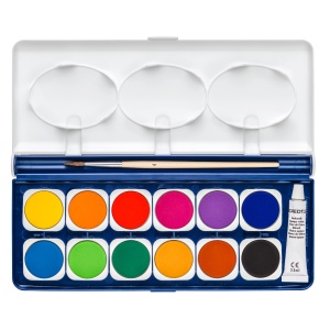 Акварелни боички Staedtler NC 888,12 цвята в кутия - Img 2