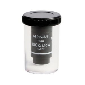 Водноимерсионен планахроматичен обектив 100PL60 W Plan 100х/1,10 ∞/0,17 H 60 mm - Img 5