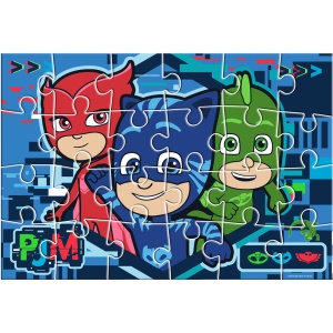 Двустранен пъзел за оцветяване, 24 части, PJ masks - Img 2