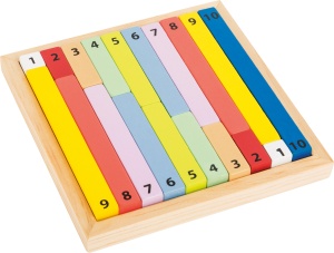 Дървена игра Числата до 10