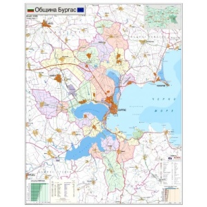 Карта на община Бургас