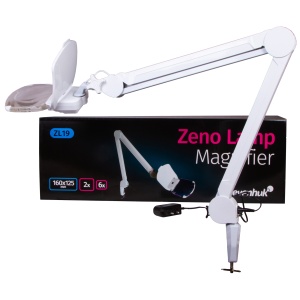 Лупа с осветление Zeno Lamp ZL19 LED, бифокална, 2x/6x - Img 2