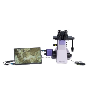 Металургичен инвертиран цифров микроскоп Metal VD700 LCD - Img 7