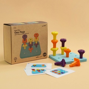 Образователен комплект Busy Play Geo Pegs - Img 4