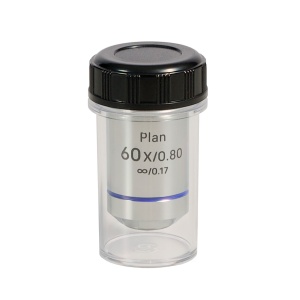 Планахроматичен обектив 60PL Plan 60х/0,80 ∞/0,17 - Img 5