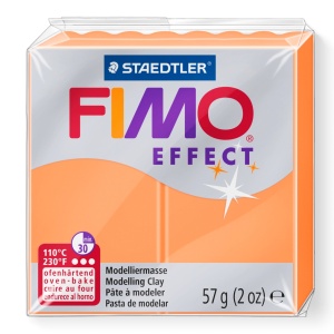 Полимерна глина Staedtler Fimo Effect,57g, неон оранжев 401 - Img 1